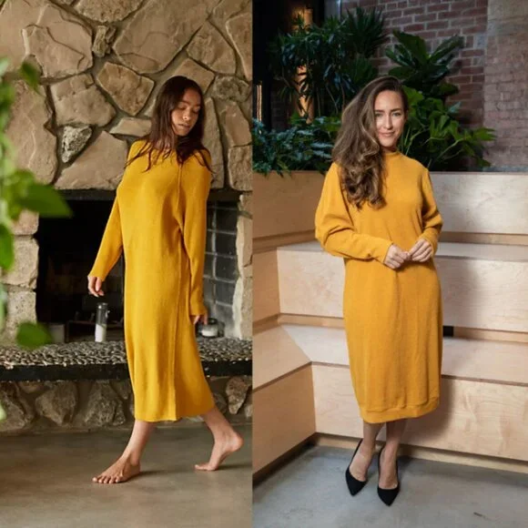Free People | Dresses | Free People Fp Beach Santa Barbara Sweater Midi  Dress Size Xs | Poshmark